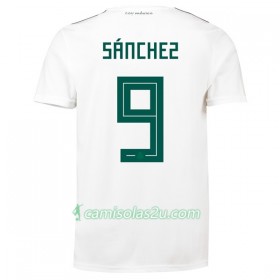 Camisolas de Futebol México Sanchez 9 Equipamento Alternativa Copa do Mundo 2018 Manga Curta